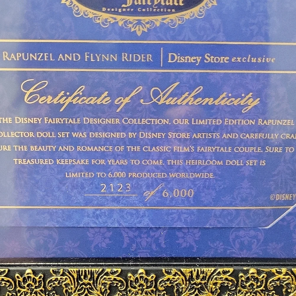 NWT LIMITED EDITION Disney Fairytale Designer Collection Rapunzel Flynn Rider - Picture 11 of 11